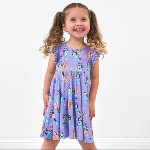 Little Sleepies bluey twirl dress, Sz 5